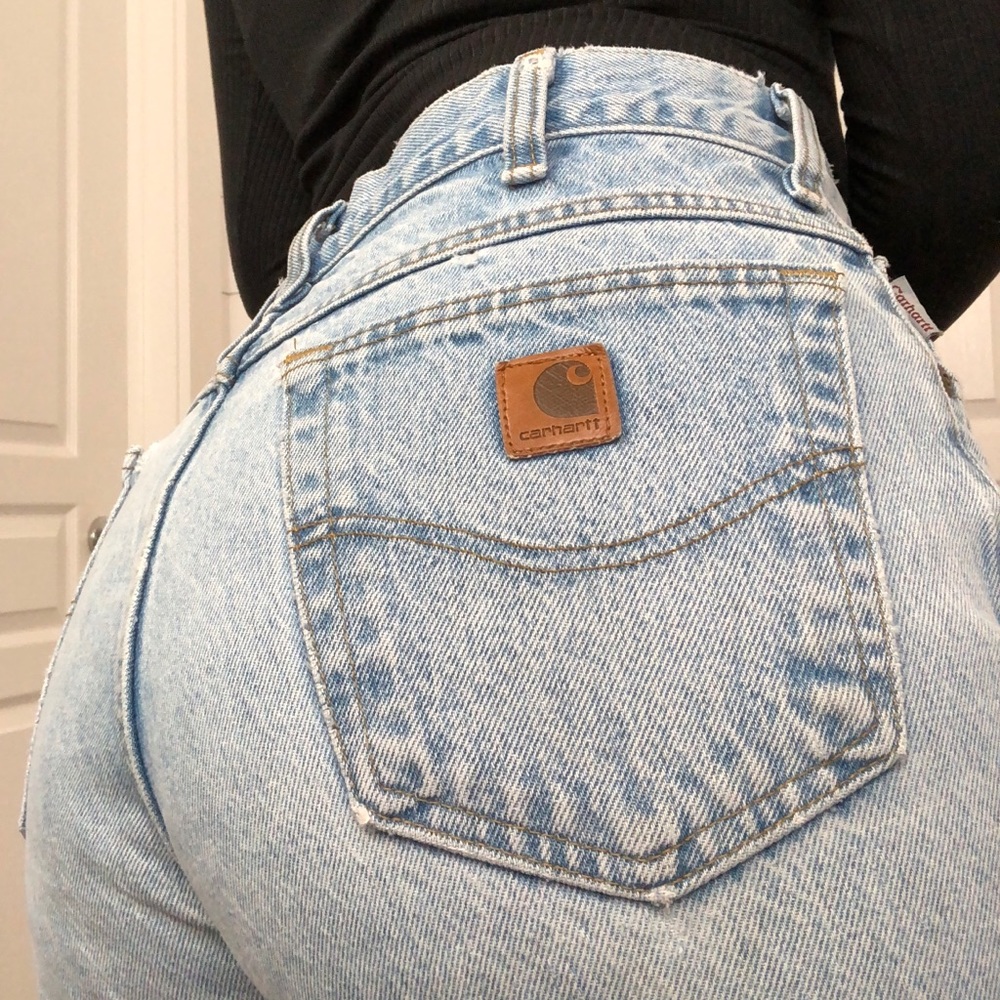 SUPER RARE CARHARTT MOM JEANS